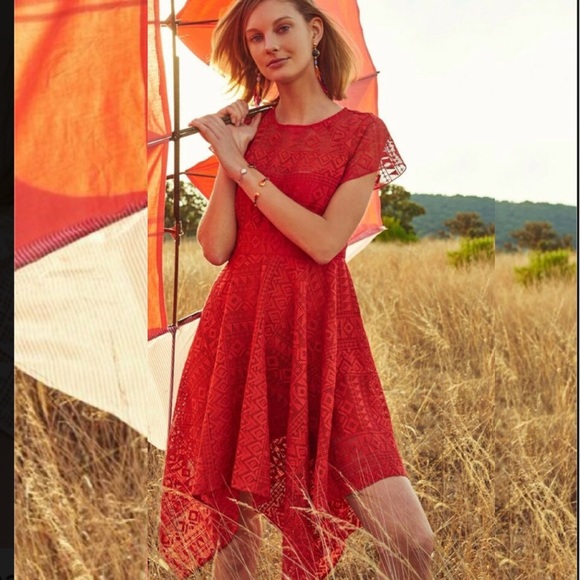 Anthropologie Prima Lace Handkerchief 